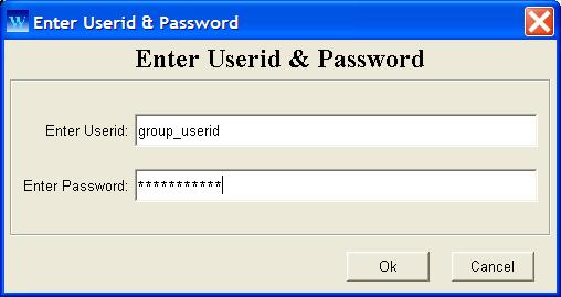User Id Password